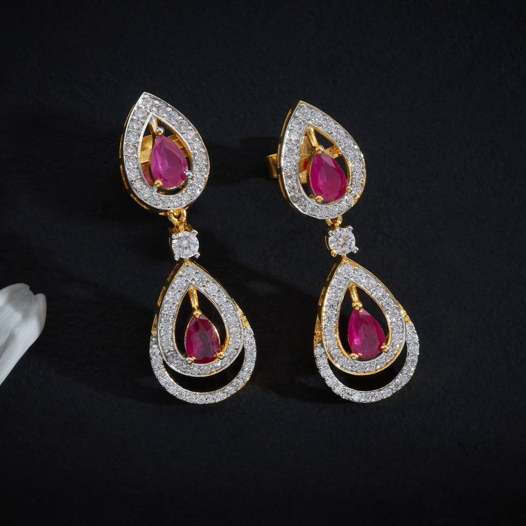 Pearique Luxe CZ Necklace Set