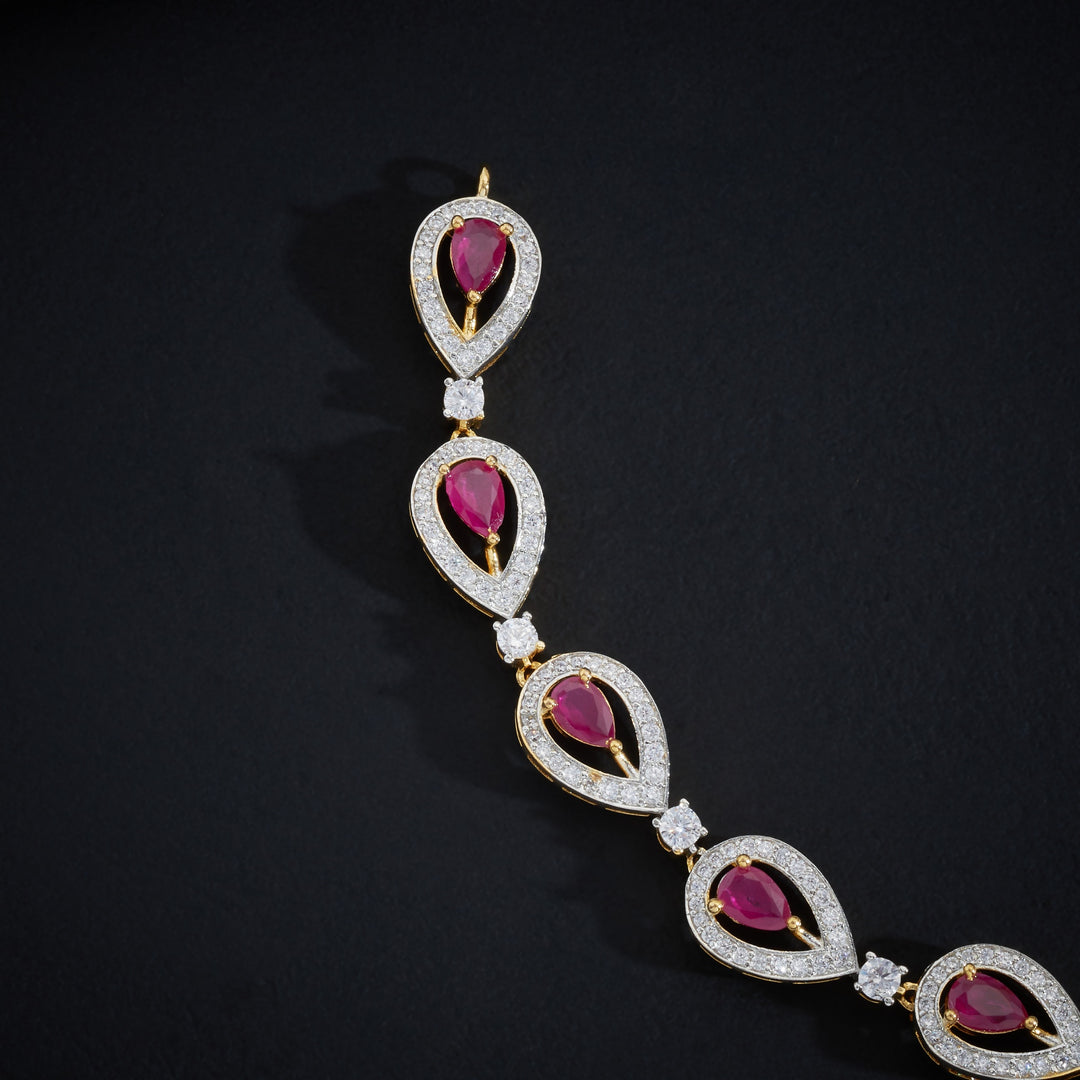 Pearique Luxe CZ Necklace Set