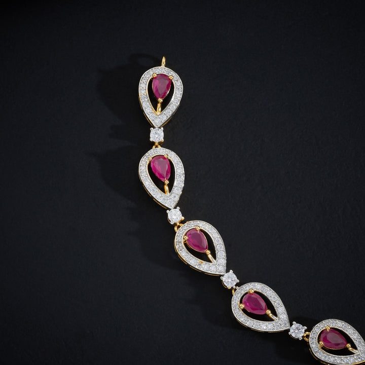 Pearique Luxe CZ Necklace Set