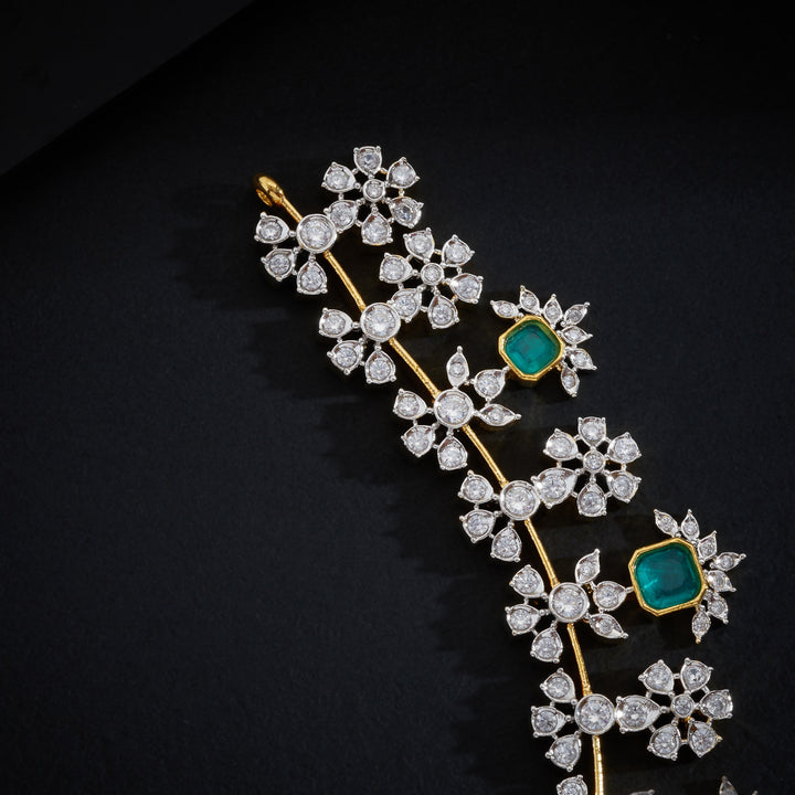 Elegant Spark CZ Necklace Set