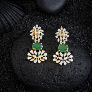 Crystal Oval CZ Danglers