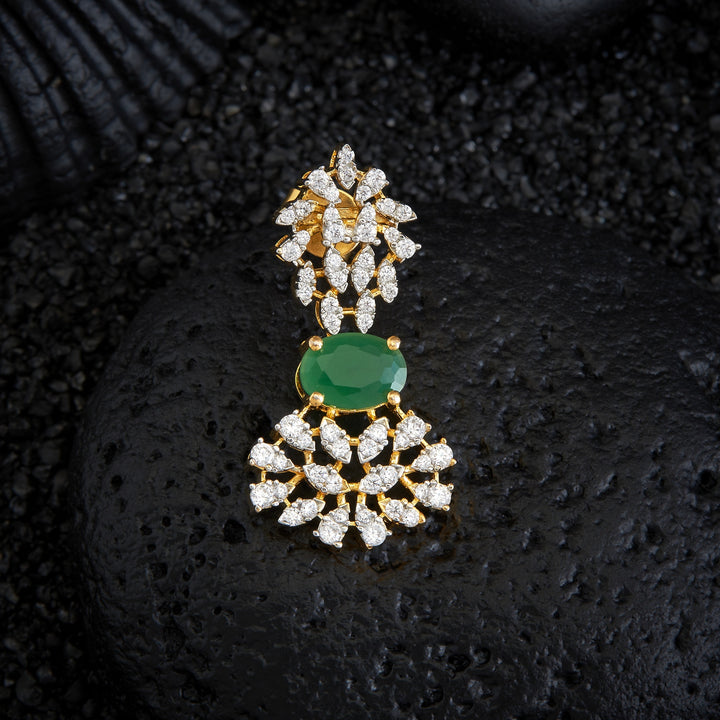 Crystal Oval CZ Danglers