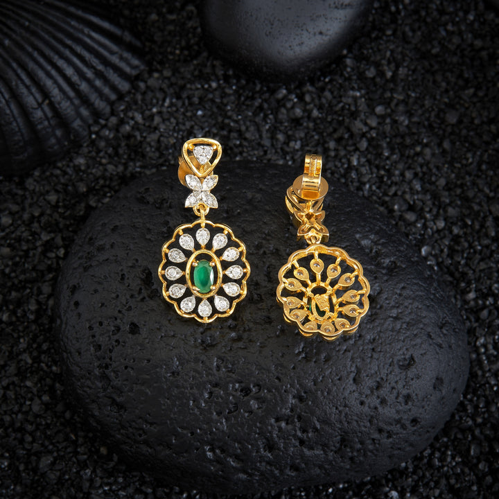 CZ Rosetta Danglers