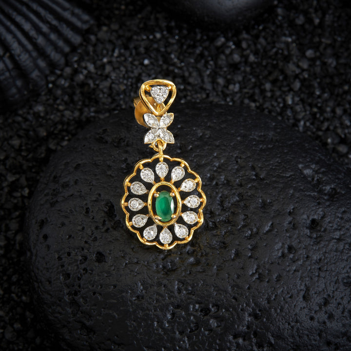 CZ Rosetta Danglers