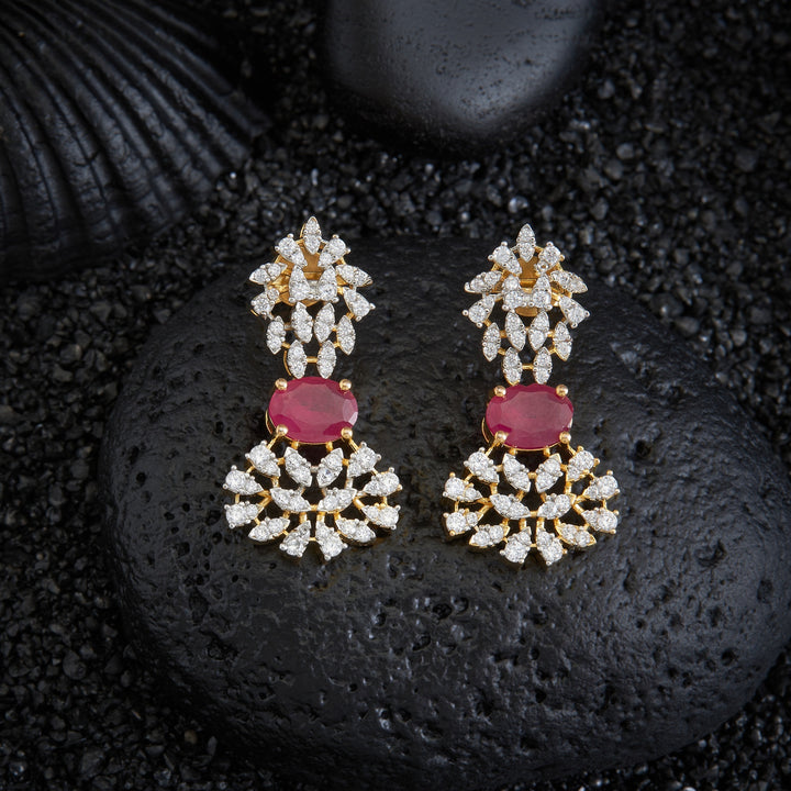 Crystal Oval CZ Danglers