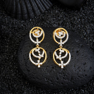 Celestial Orbit CZ Danglers