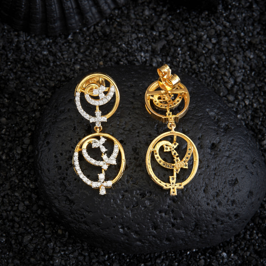 Celestial Orbit CZ Danglers