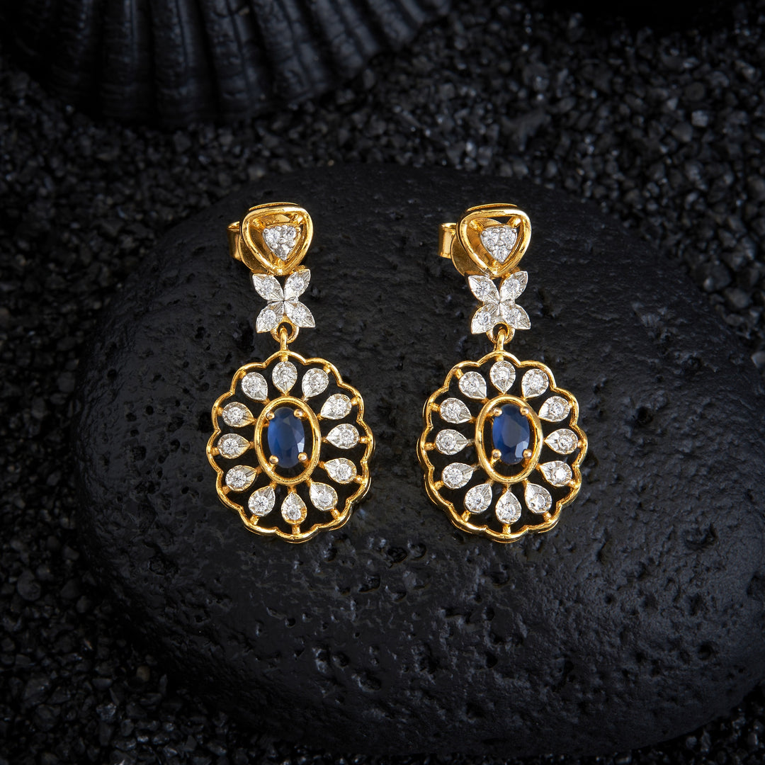 CZ Rosetta Danglers