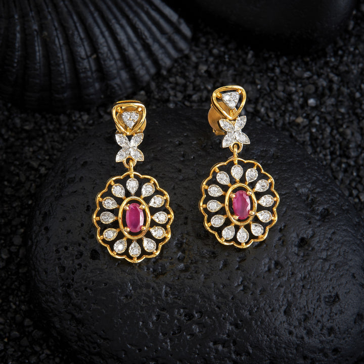 CZ Rosetta Danglers