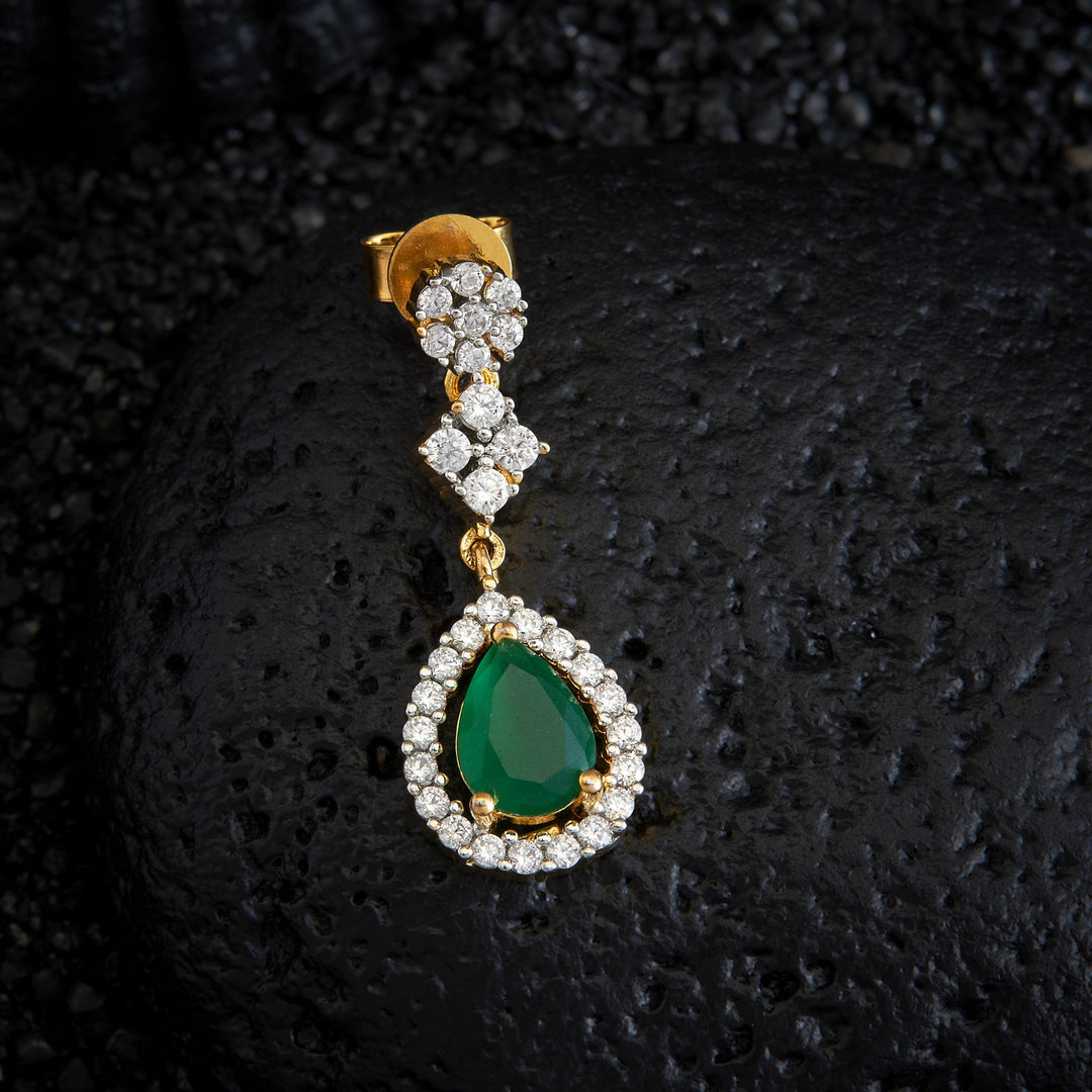 Pear-Luxe CZ Danglers