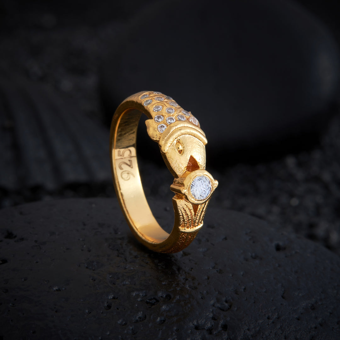 Matsyika Stone Ring