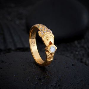 Matsyika Stone Ring