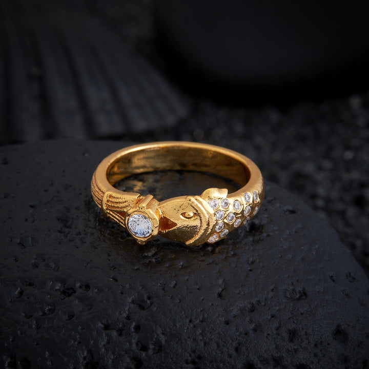 Matsyika Stone Ring