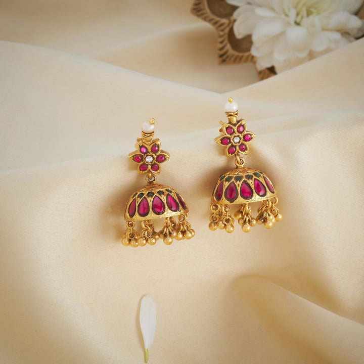 Phoollata Kundan Jhumki