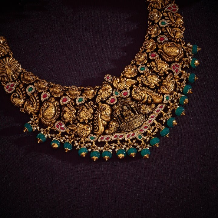 Lakshmira Temple Necklace Set