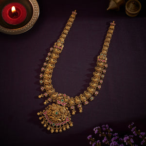 Mor Kireetam Nakshi Necklace