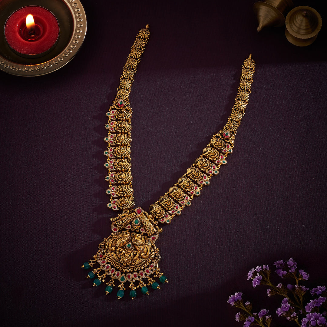 Mayil Nakshi Necklace