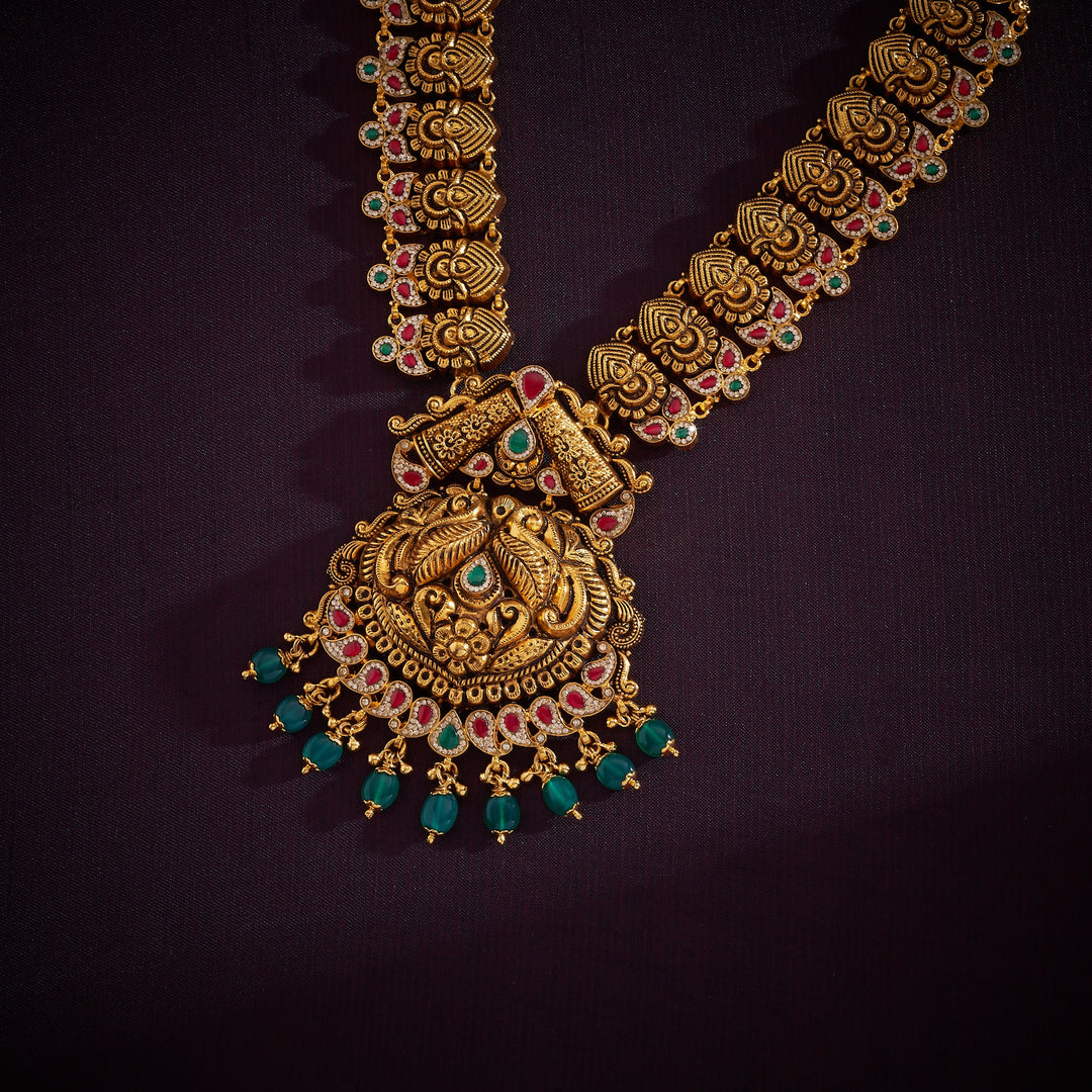 Mayil Nakshi Necklace