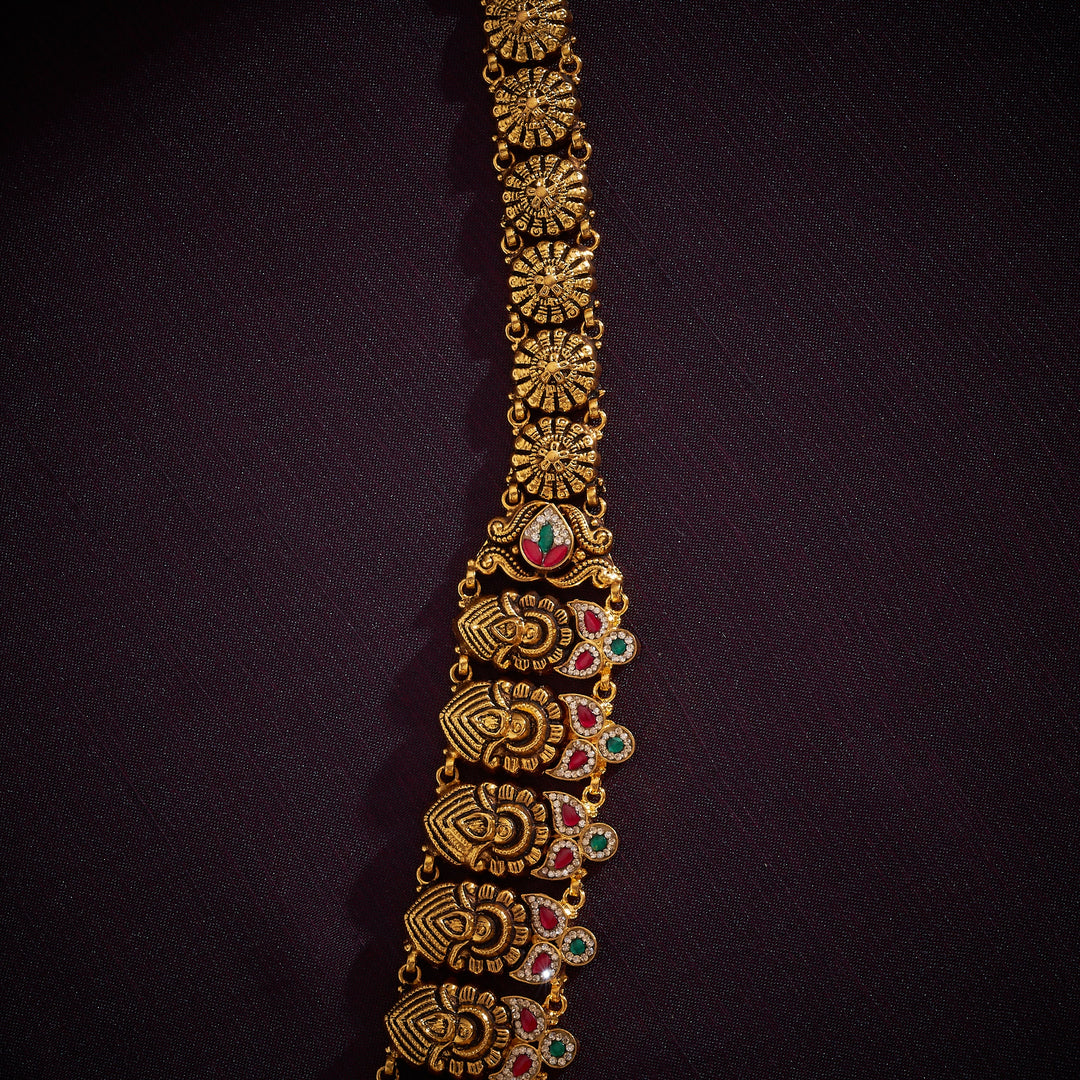 Mayil Nakshi Necklace