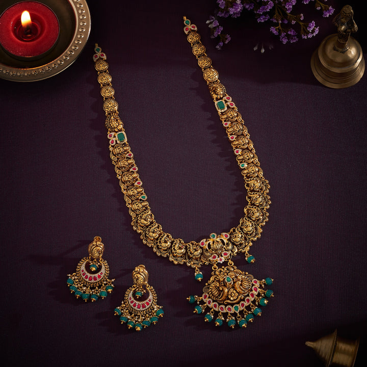 Haripriya Temple Necklace Set