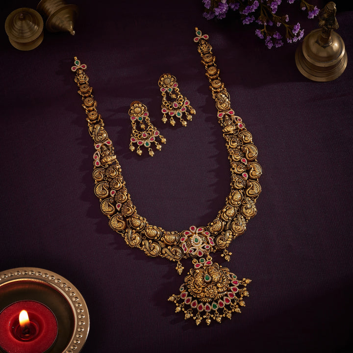 Devika Mor Temple Necklace Set