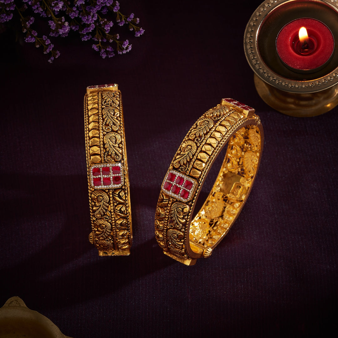 Pankhadi Antique Bangles