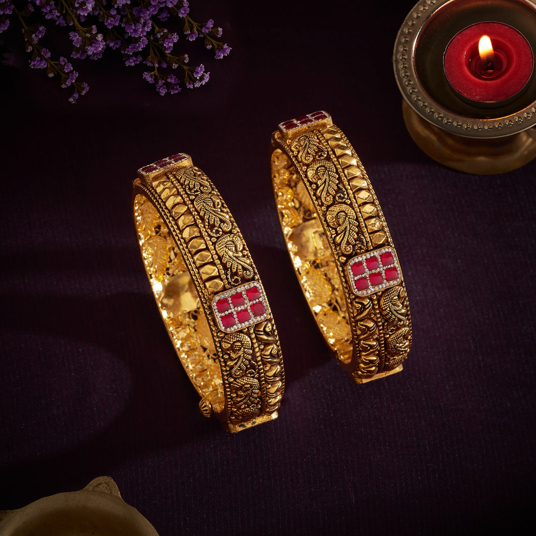 Pankhadi Antique Bangles
