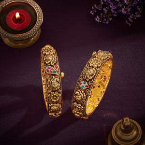 Mor-Pushp Nakshi Bangles