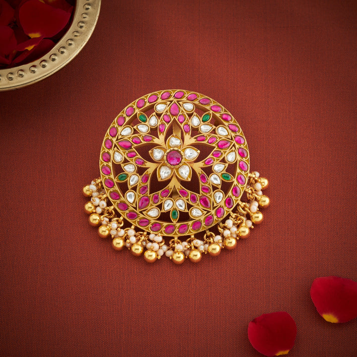Pushpari Kundan Pendant