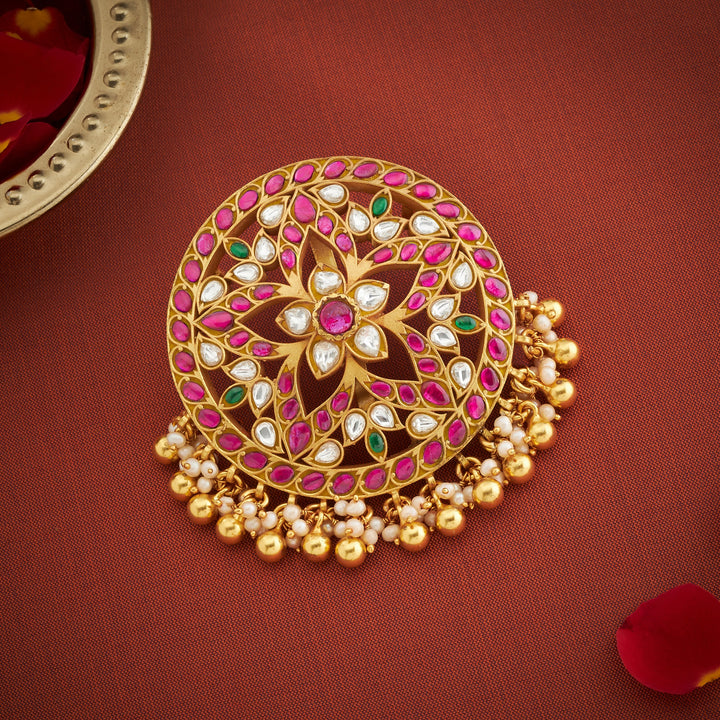 Pushpari Kundan Pendant