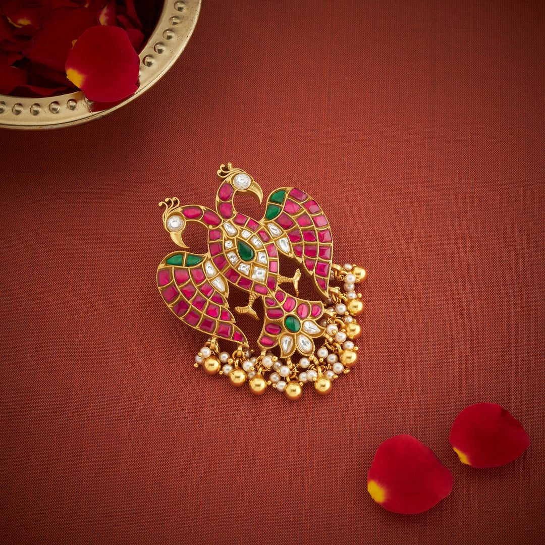 Vajrabirund Kundan Pendant