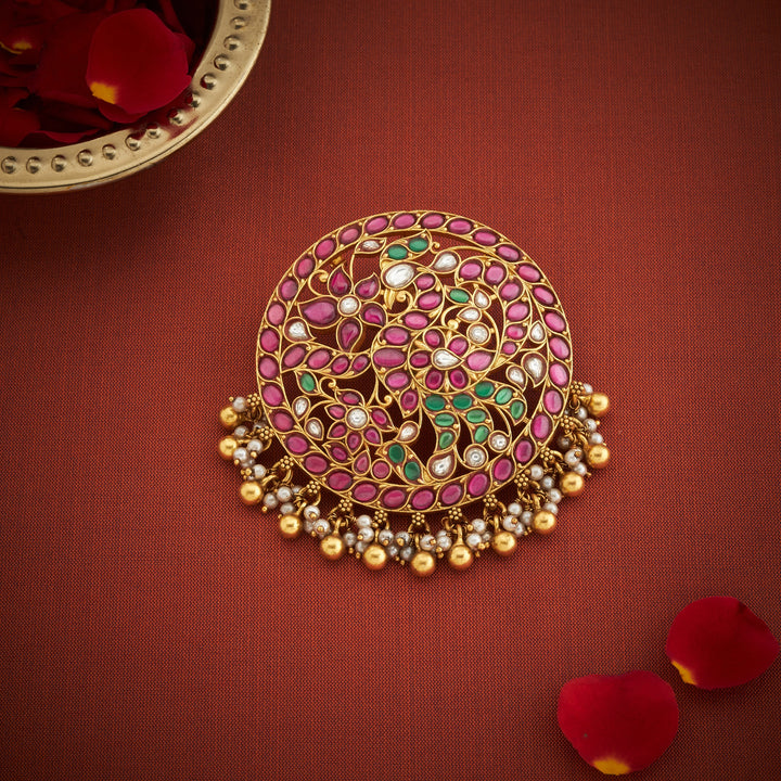 Chandrika-Mor Kundan Pendant