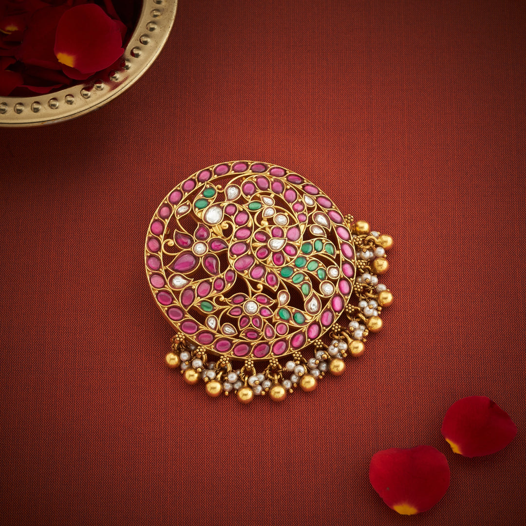 Chandrika-Mor Kundan Pendant