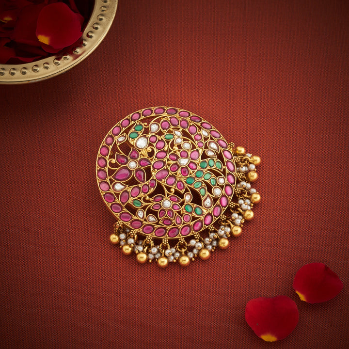 Chandrika-Mor Kundan Pendant