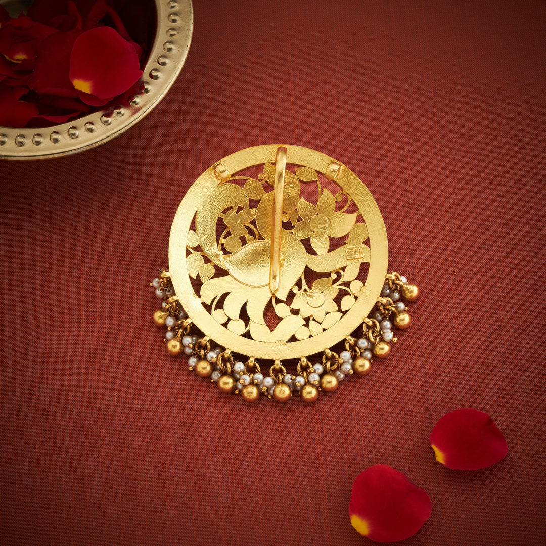 Chandrika-Mor Kundan Pendant
