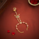 Gulrangi Kundan Haath Phool
