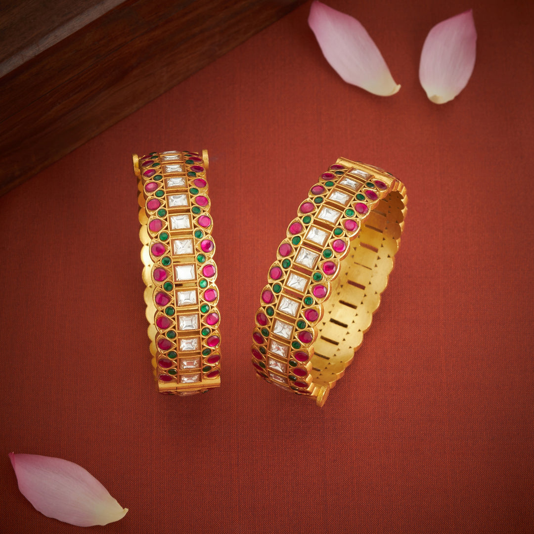 Kundara Kundan Bangles