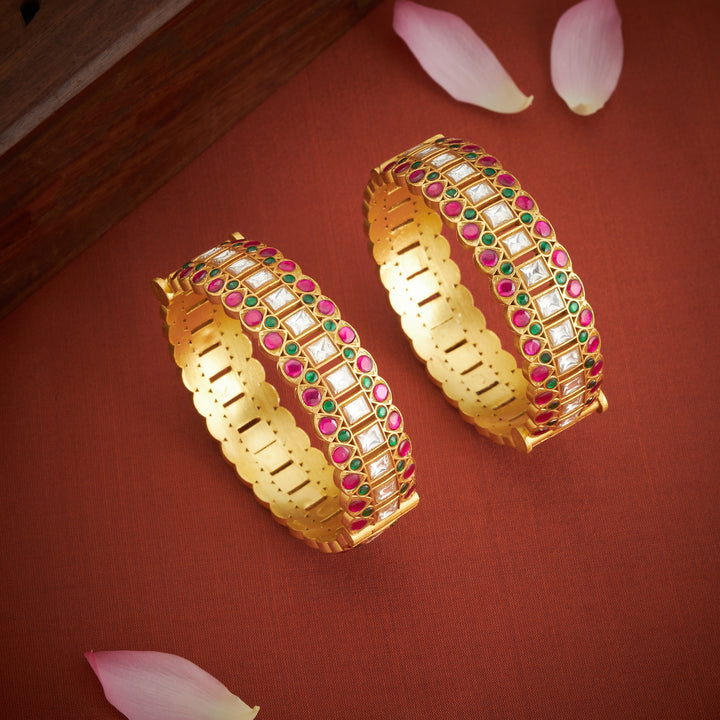 Kundara Kundan Bangles