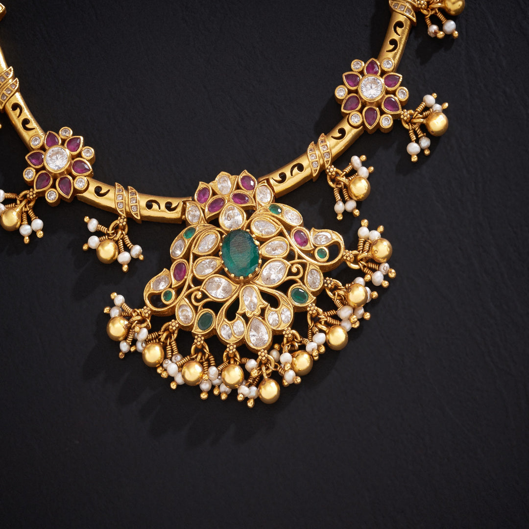 Oval Grace Stone Necklace