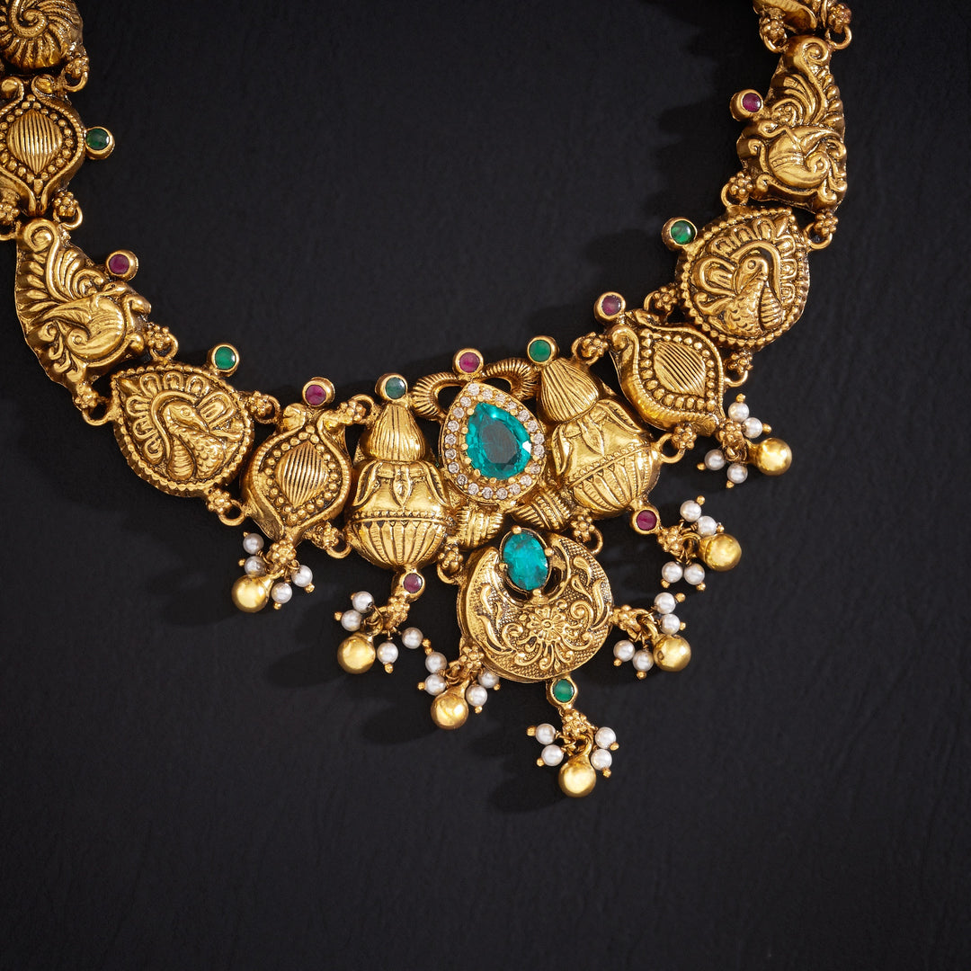 Neelmayur Nakshi Necklace