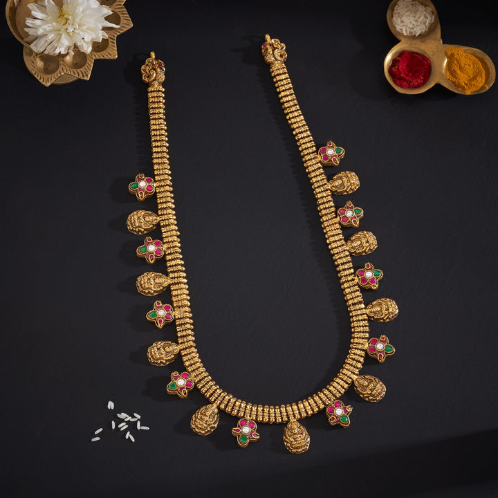Madhavi Temple Necklace