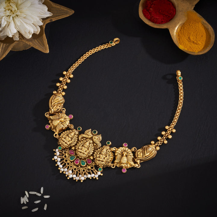 Mrinalini Temple Necklace