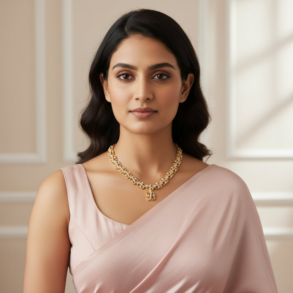 Glitter Glow CZ Necklace