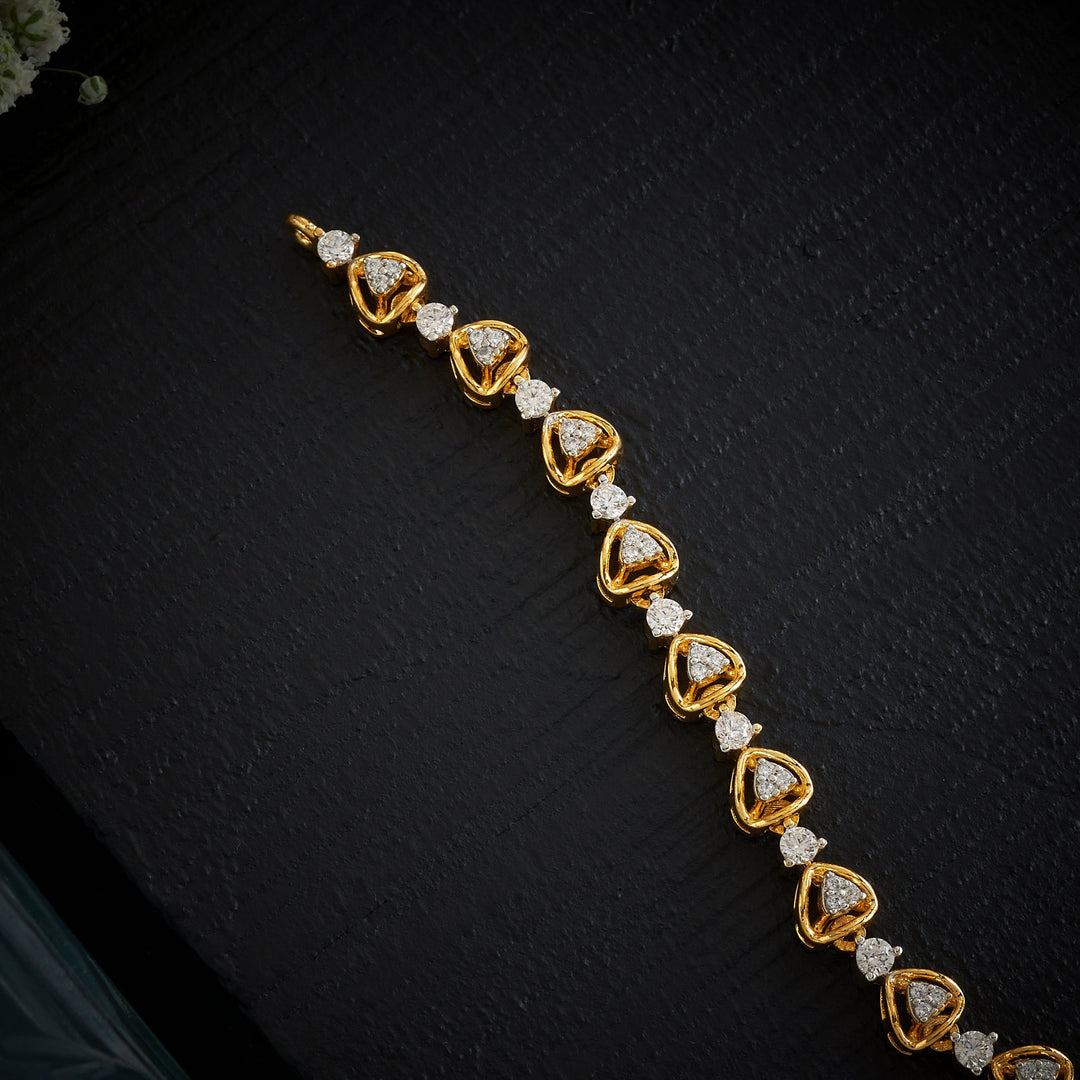 Blue-Floriya CZ Necklace