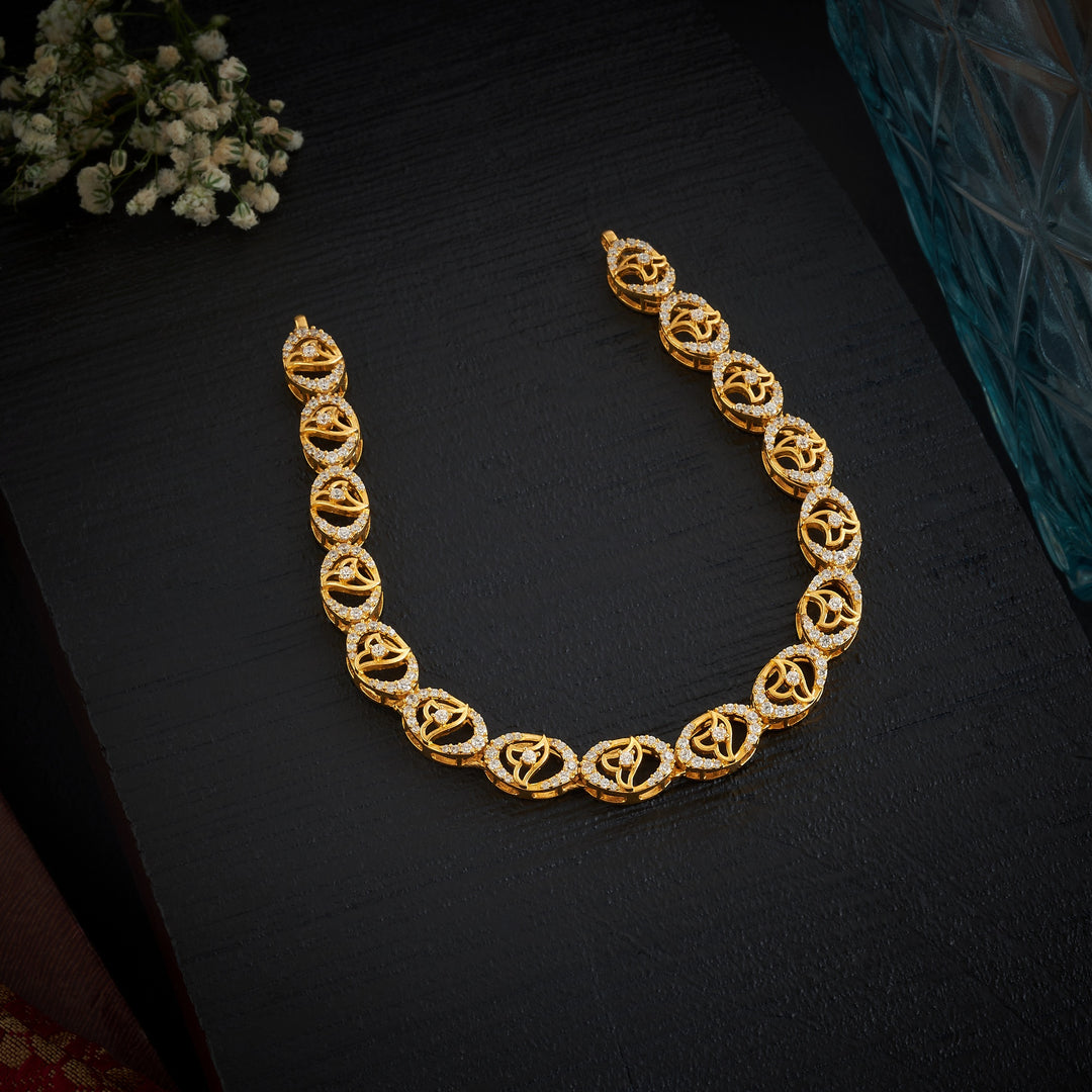 Oval-Luxe CZ Necklace