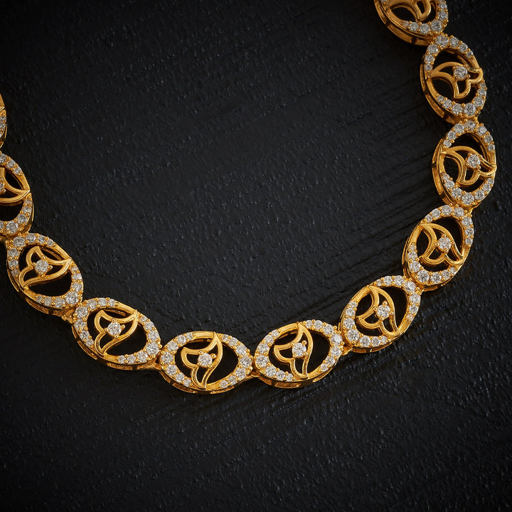 Oval-Luxe CZ Necklace