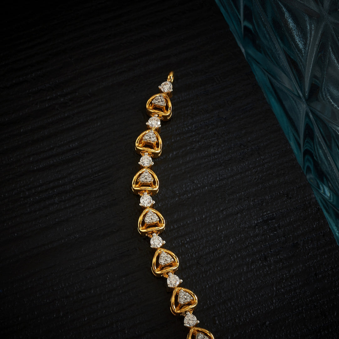 Blue-Floriya CZ Necklace