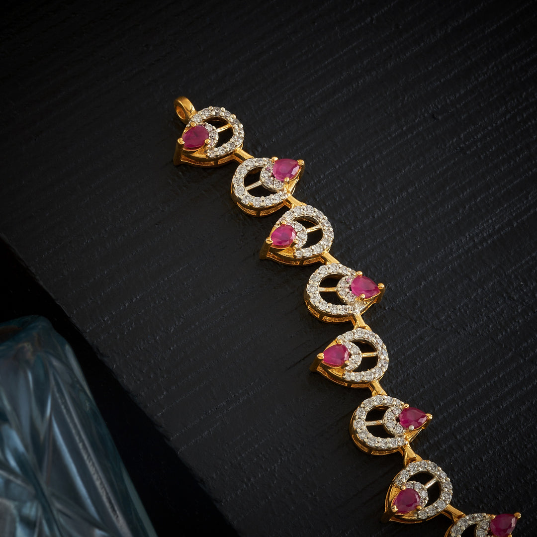 Greenika-Pear CZ Necklace