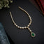 Panna-Droplet CZ Necklace