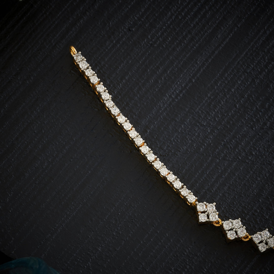 Panna-Droplet CZ Necklace